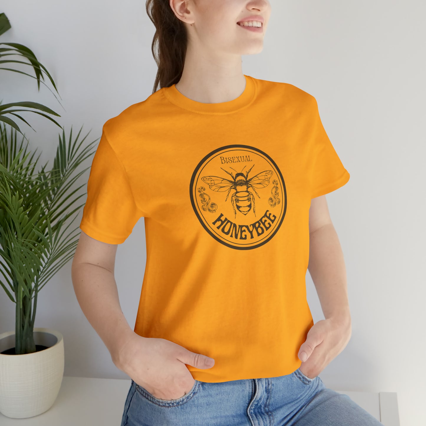 Bisexual Honeybee Unisex Jersey Short Sleeve Tee