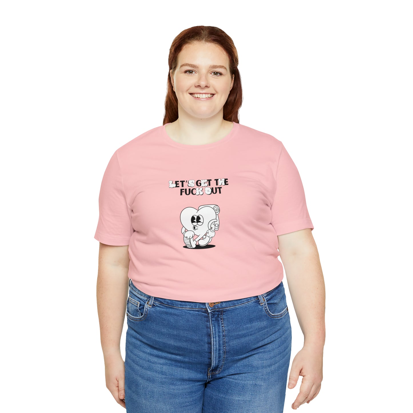 Let's get The Fuck Out Unisex Jersey Short Sleeve Tee