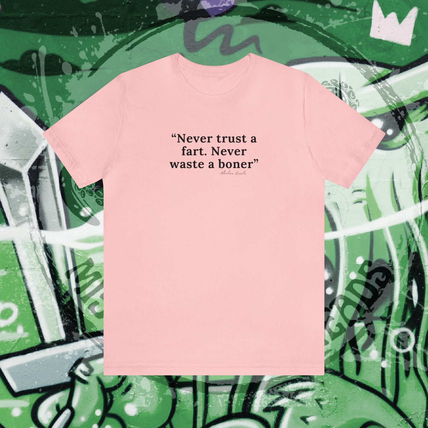 Never Trust Unisex Jersey Short Sleeve Tee