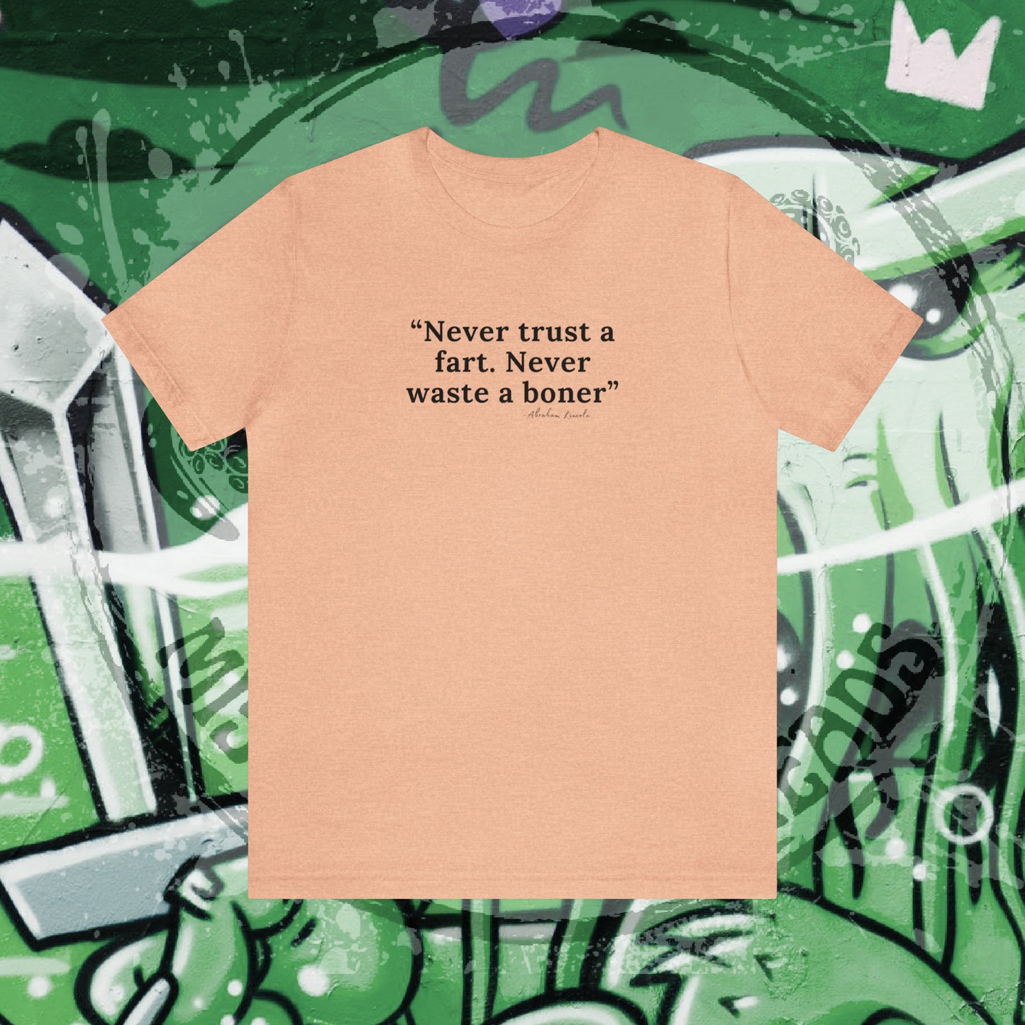 Never Trust Unisex Jersey Short Sleeve Tee