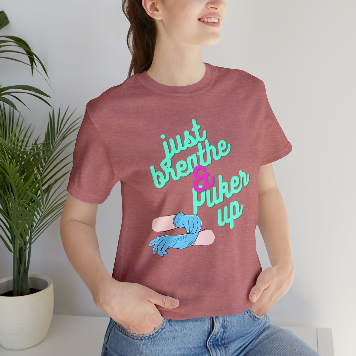 Just Breath Unisex Jersey Short Sleeve Tee