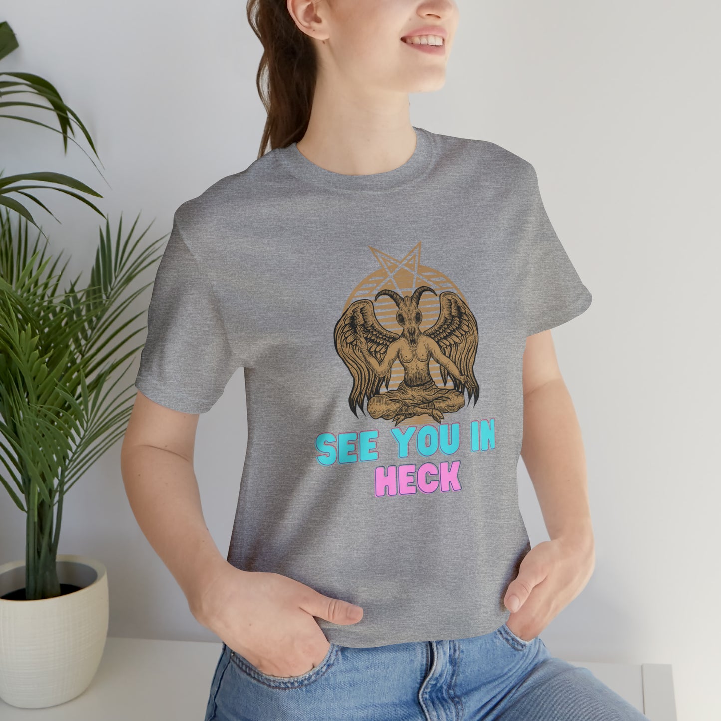 See You In Heck Unisex Jersey Short Sleeve Tee