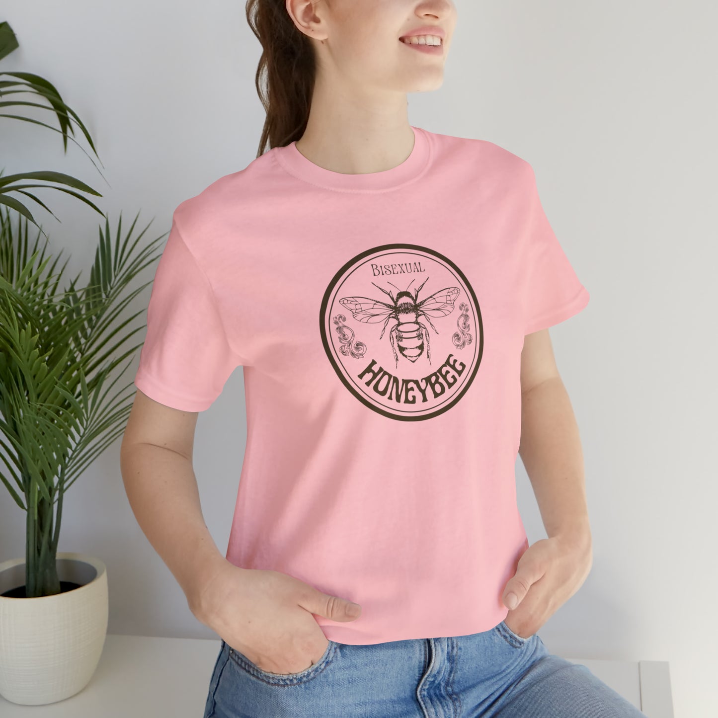 Bisexual Honeybee Unisex Jersey Short Sleeve Tee