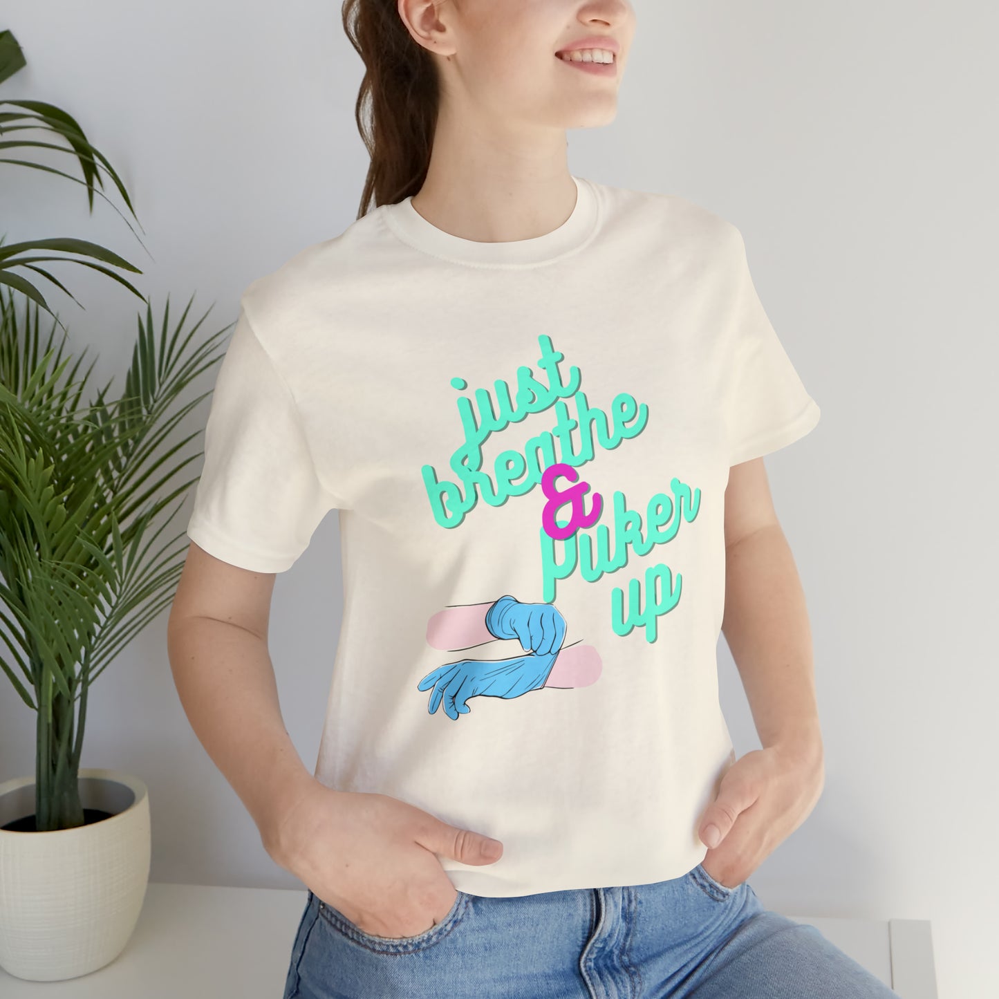 Just Breath Unisex Jersey Short Sleeve Tee