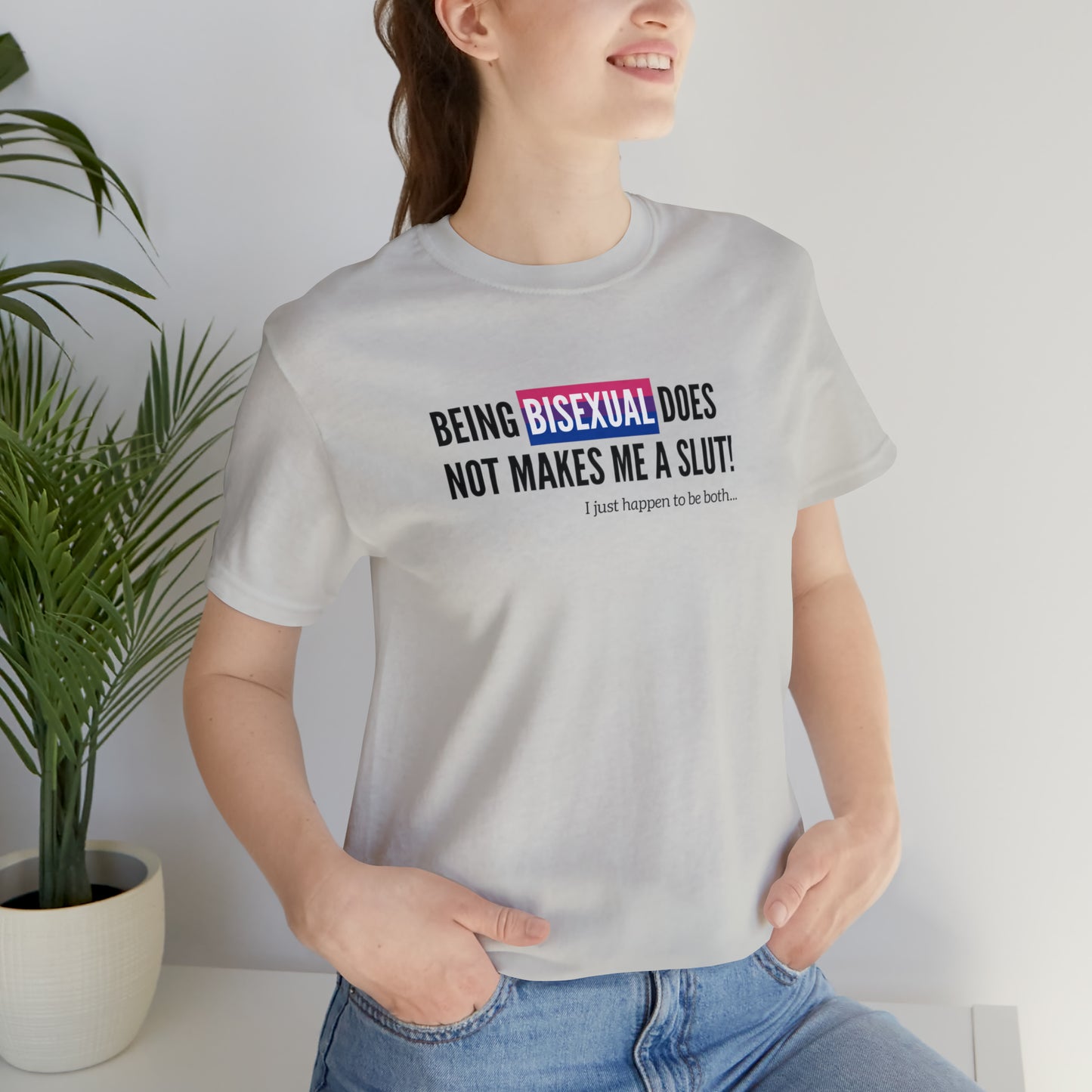 Bisexual Slut Unisex Jersey Short Sleeve Tee