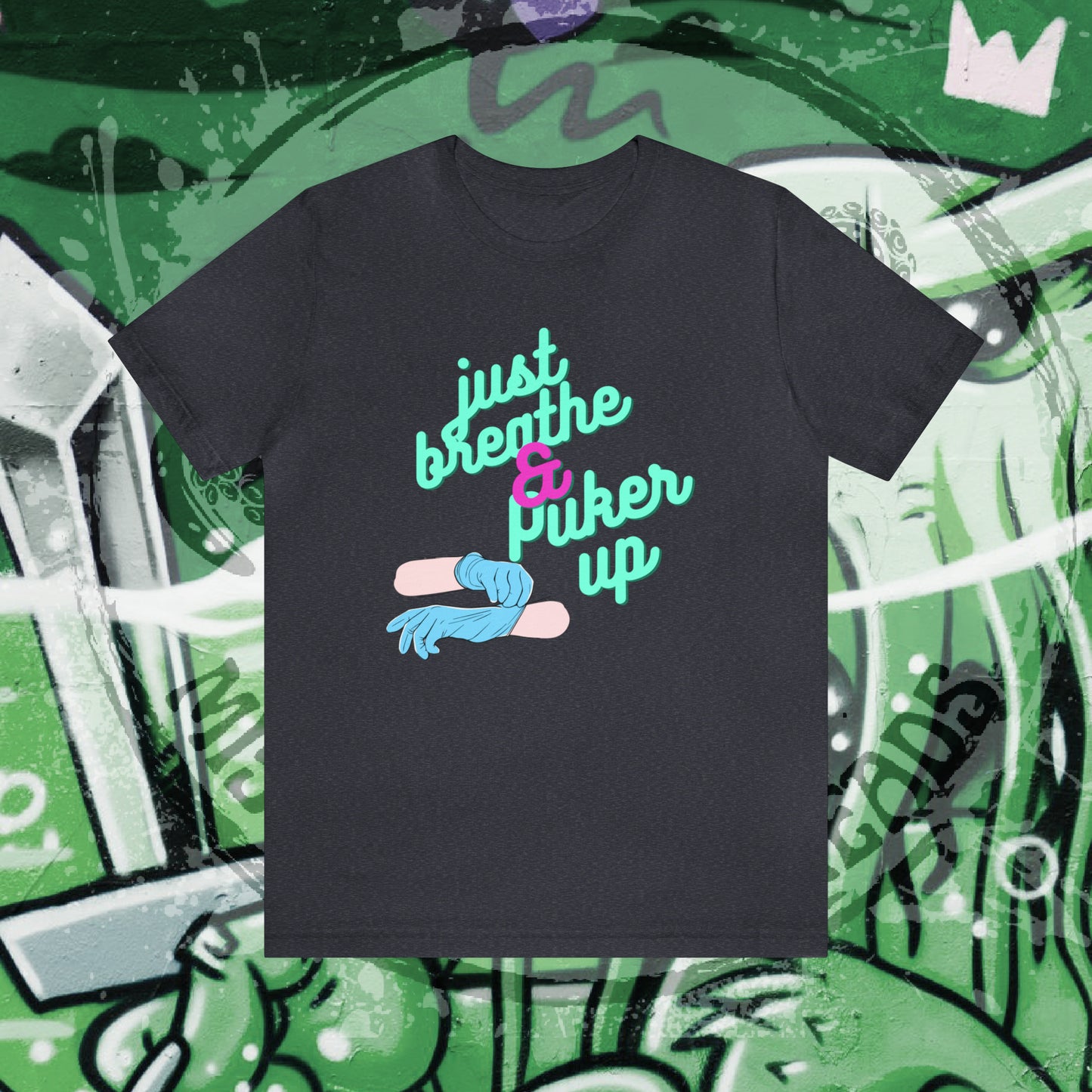 Just Breath Unisex Jersey Short Sleeve Tee