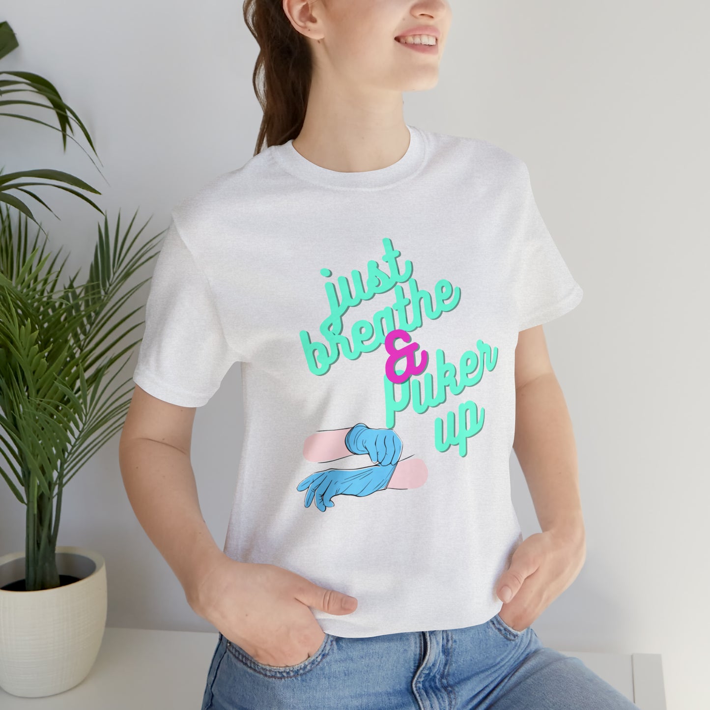 Just Breath Unisex Jersey Short Sleeve Tee