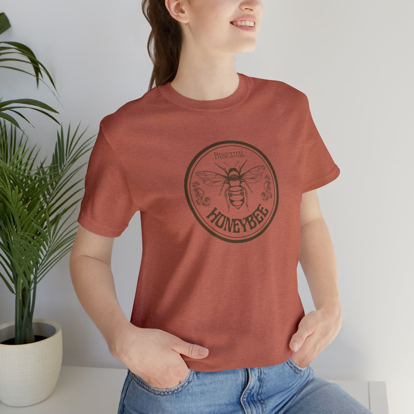 Bisexual Honeybee Unisex Jersey Short Sleeve Tee