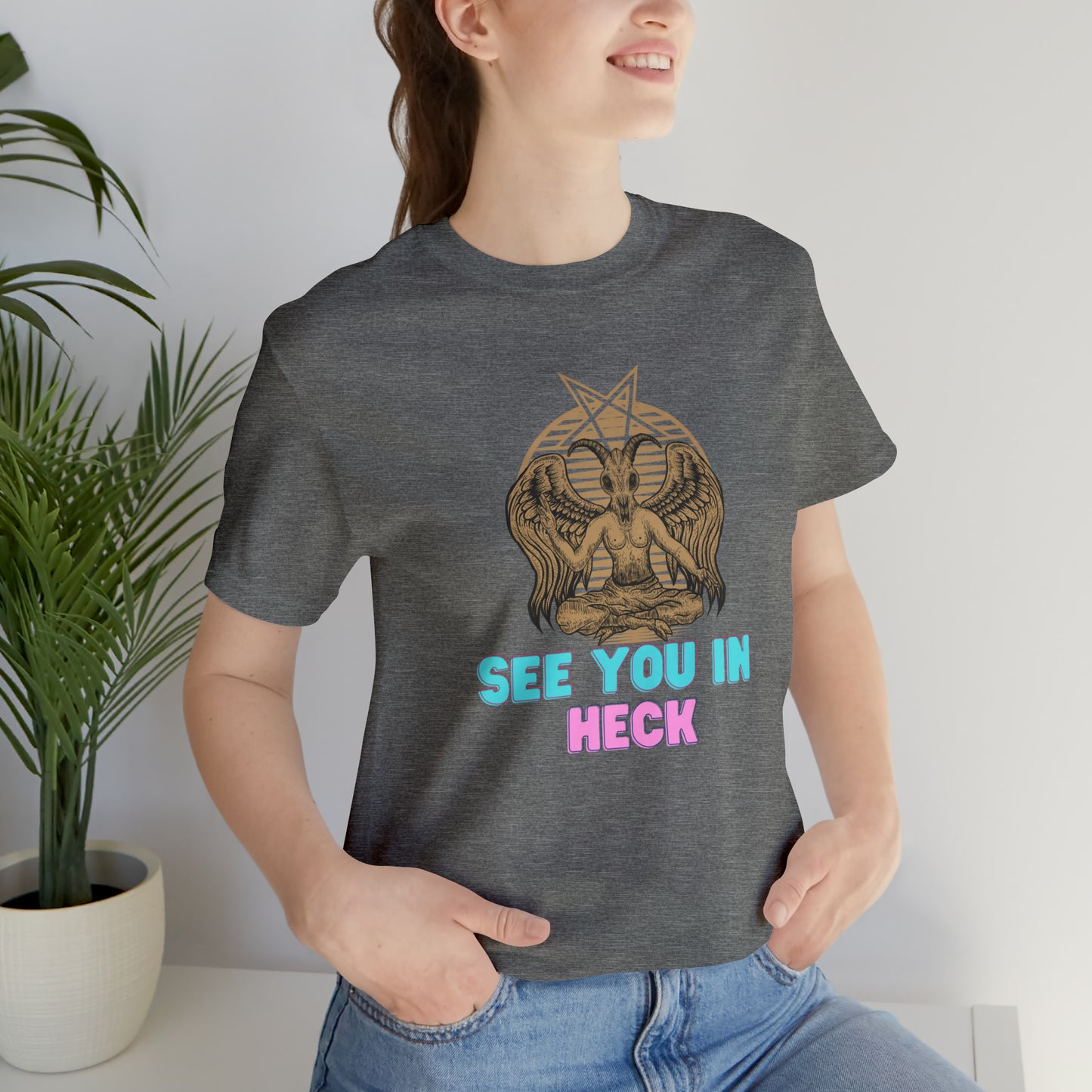 See You In Heck Unisex Jersey Short Sleeve Tee