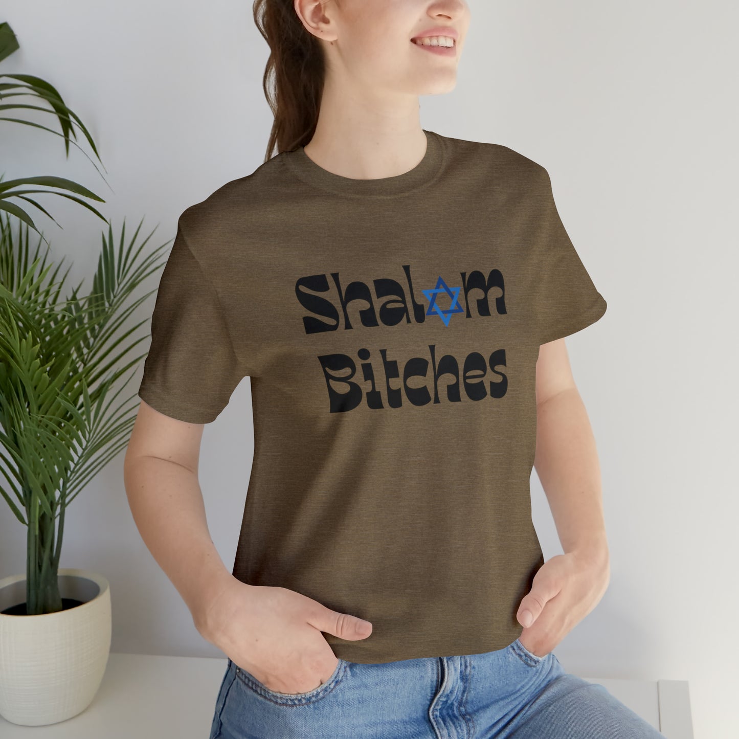 Shalom Unisex Jersey Short Sleeve Tee